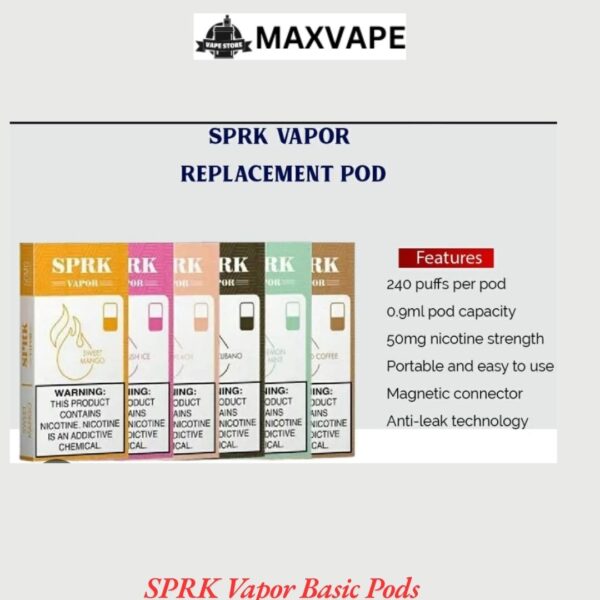 SPRK Vapor Basic Pods in Dubai UAE