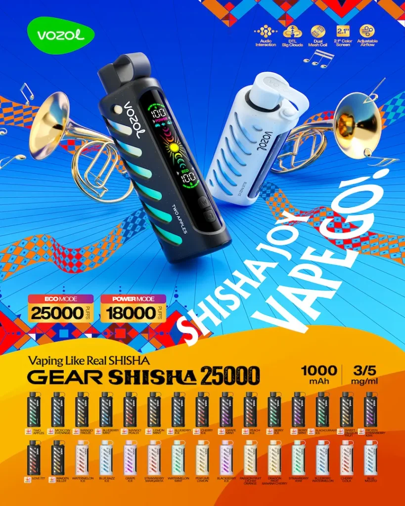 Vozol – Gear Shisha 25k Disposable Vape