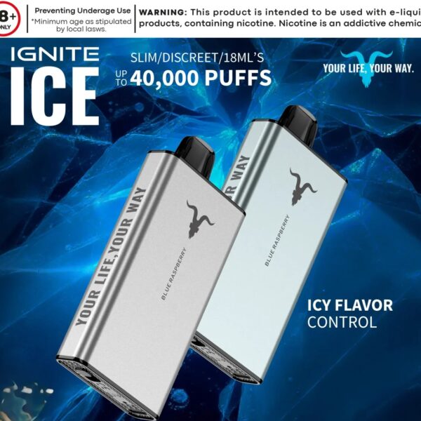 IGNITE – ICE 40K Disposable Vape *40,000puffs*