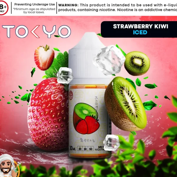 Tokyo – Strawberry Kiwi Iced [Saltnic]