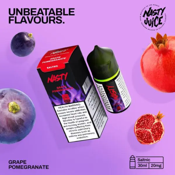 Nasty – Grape Pomegranate [SaltNic]