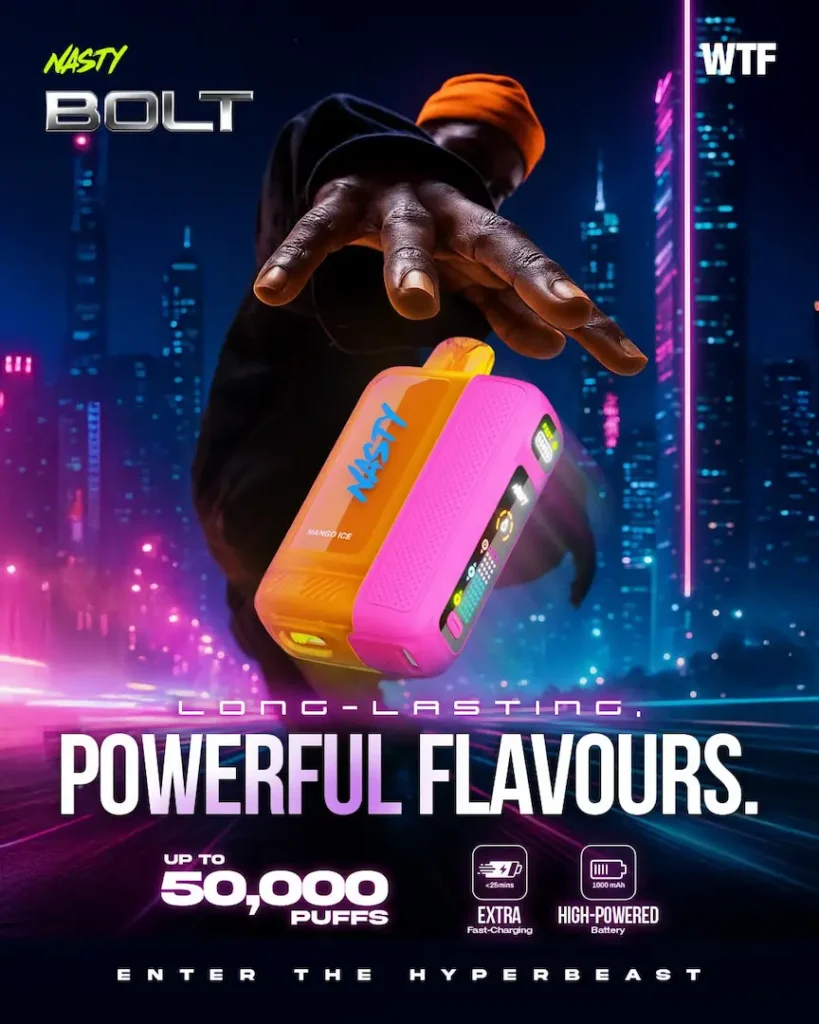 Nasty – Bolt 50K Disposable Vape