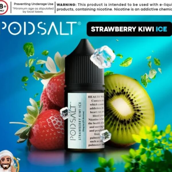 Pod Salt – Strawberry Kiwi Ice [SaltNic]