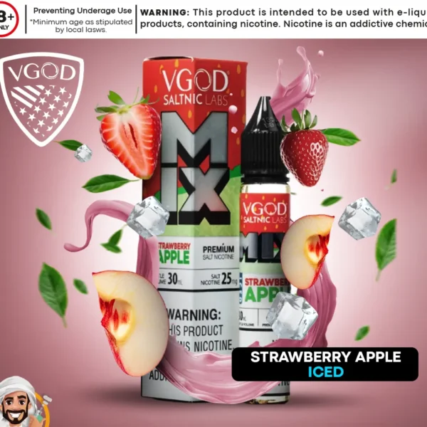 VGOD – Strawberry Apple Iced [SaltNic]