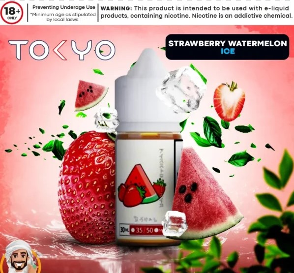 Tokyo – Strawberry Watermelon Iced [Saltnic]