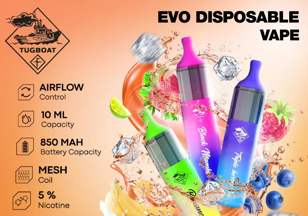 Tugboat-EVO-Disposable-Vape-4500Puffs-COVER Tugboat – EVO Disposable Vape *4500Puffs* - Image 1