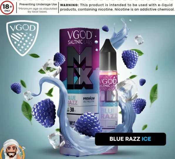 VGOD – Blue Razz Iced [SaltNic]