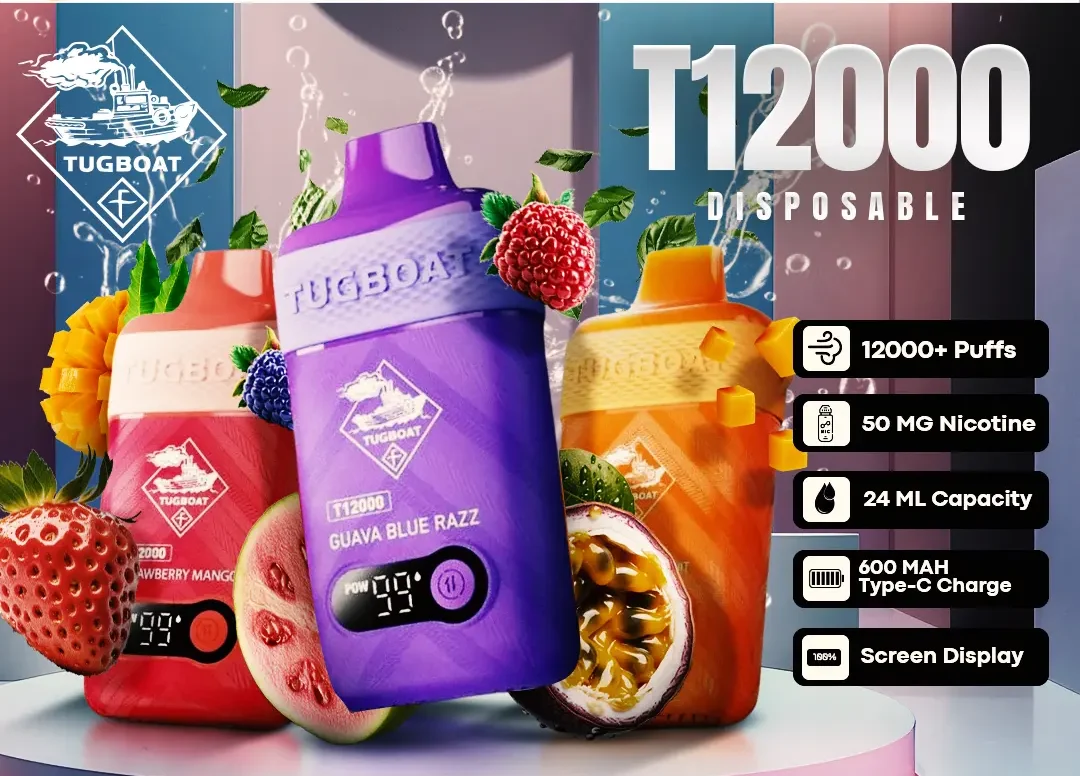 cover-30- Tugboat – T12000 Disposable *12000puffs* - Image 1